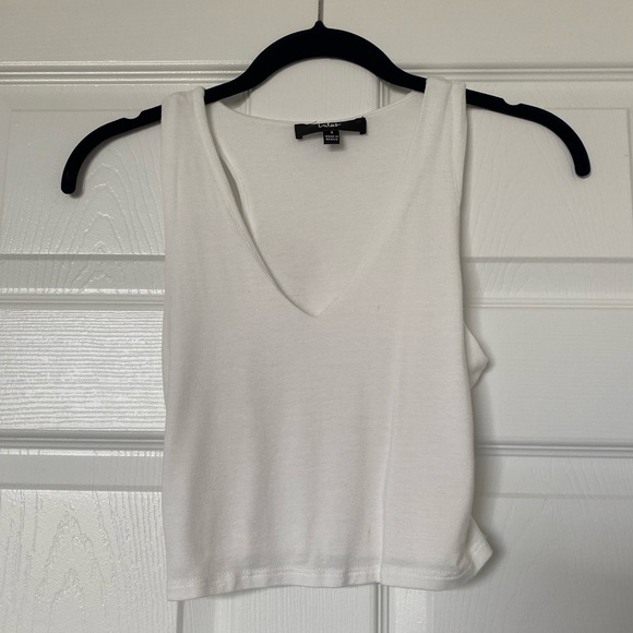 Lulus Feel Like Dancing White Crop Top size small - Picture 4 of 6